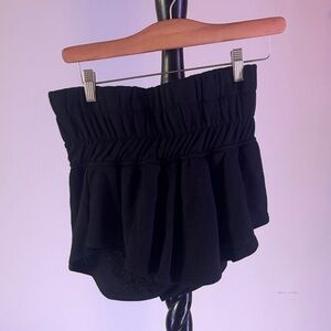 Black Women's Ruffled skort